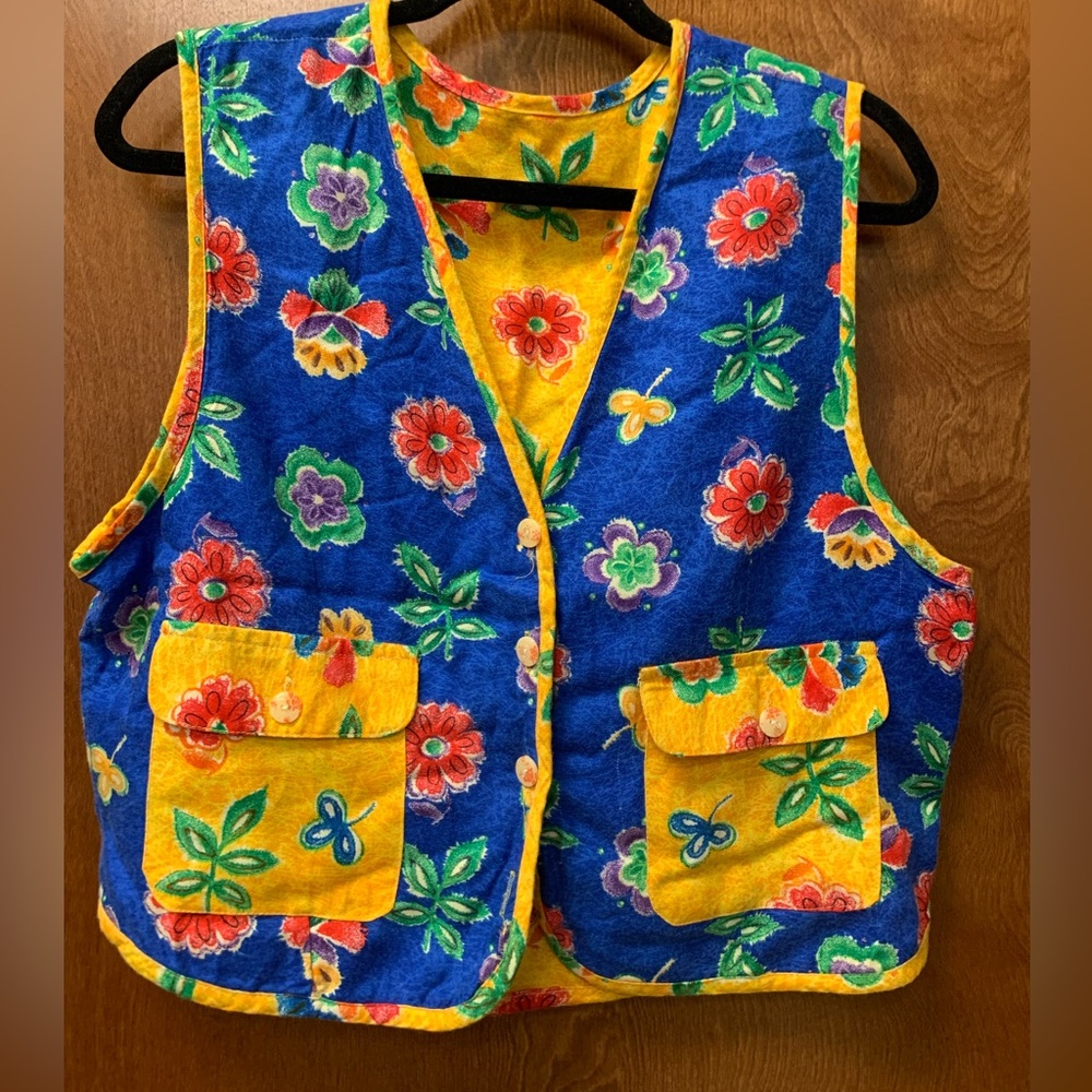 Homemade reversible vest